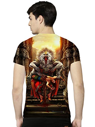 Image of Shiva, Krishna, Hanuman, Kali, Ram and Ravana, Ramayan, Bagavath Githa, Buddha Religious, Spiritual, Hindu Gods T-Shirts