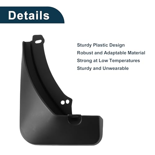 Image of Mud Flaps Splash Guards for Skoda Octavia 2015-2017 W /Mount Accessories Mud Guards Front and Rear 1 Set