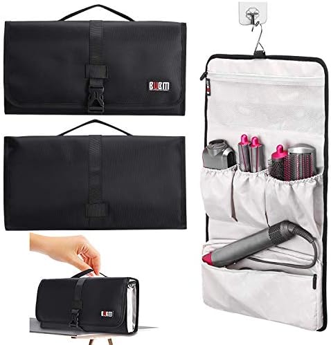Kyrio Travel Storage Bag Compatible with Dyson Airwrap Styler, Portable Hanging Bag Storage Organizer for Airwrap Styler and Attachments