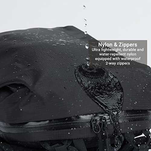 Mochila de senderismo ligera 16L color negro miniatura 7