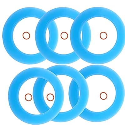 6 Pack Flush Valve Seals for American Standard & Eljer Toilets, Best Replacement for Champion 4 Tanks, 7301111-0070A Models by Essential Values