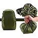 Viodmss 3X 100L Backpack Rain Cover Waterproof Bag Dust Hiking Travel Camping Bags Portable Large, Green