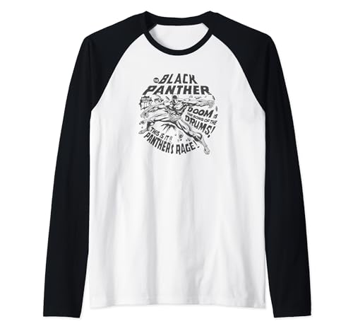 Black Panther t-shirt Marvel raglan pour vos sorties décontractées