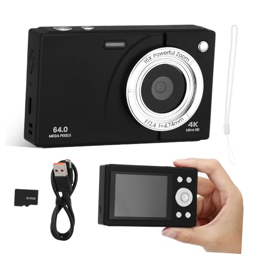 Appareil photo numérique rétro compact 64Go : fixez vos souvenirs de voyage sans reflets