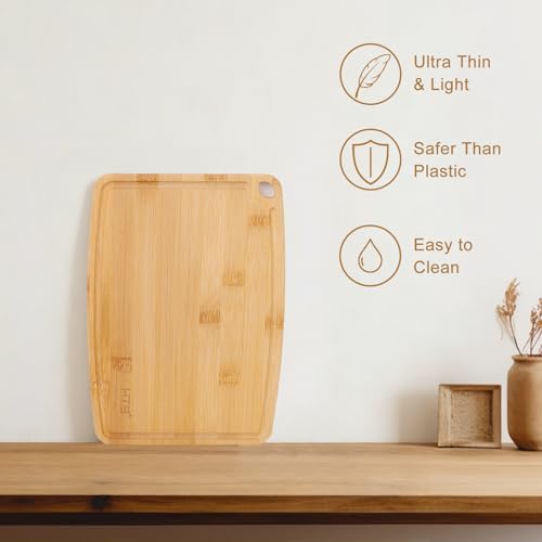 Tabla de cortar pequeña de bambú rectangular miniatura 4