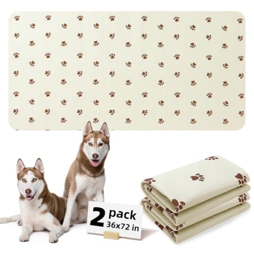 PUPTECK Washable Pee Pads for Dogs, Reusable Puppy Potty Training Mat