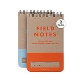 Field Notes: Heavy Duty Edition 2 Pack - Top Spiral Bound Memo Books - Ruled and Graph Paper - 3.5 x 5.5 Inch