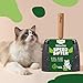 XBX Cat Litter Scoop with Holder, Heavy Duty Litter Sifter, Stainless Steel Litter Shovel, Litter Scooper with Beech Wood Grip and Washable Stand, Perfect for Cat Litter Box Cleaning
