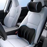 【2026年新登場】Wigoo ランバーサポート 車 腰痛 クッション ヘッドレスト付き 2個セット 低反発メモリーフォーム 通気設計 人間工学 首・腰サポート 長時間運転・デスクワーク対応 車用品オフィスチェア用品(腰クッション・ヘッドレストセット)