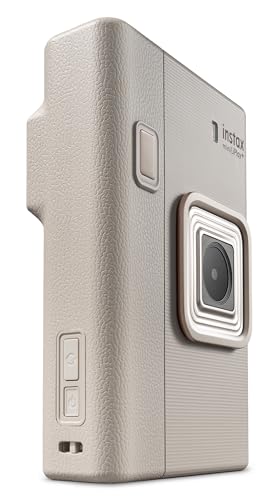 Image of FUJIFILM Instax Mini LiPlay+ Hybrid Instant Camera - Sand Beige