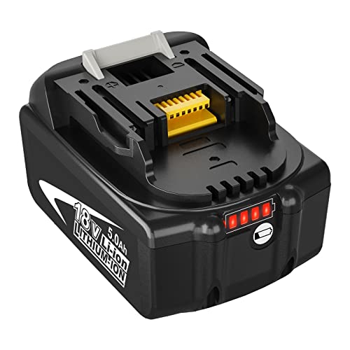 Goodexo BL1850B 5.0Ah Repuesto para Batería 18V BL1850 BL1860B BL...