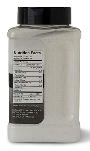 Sundhed Natural White Rock Salt (Fine) In Refill | 750 Grams (26.45 Oz) | Gourmet Seasoning Salt | Real And Natural Iodized Table Salt | Keto Friendly And Kosher Certified No Additives #TOP5