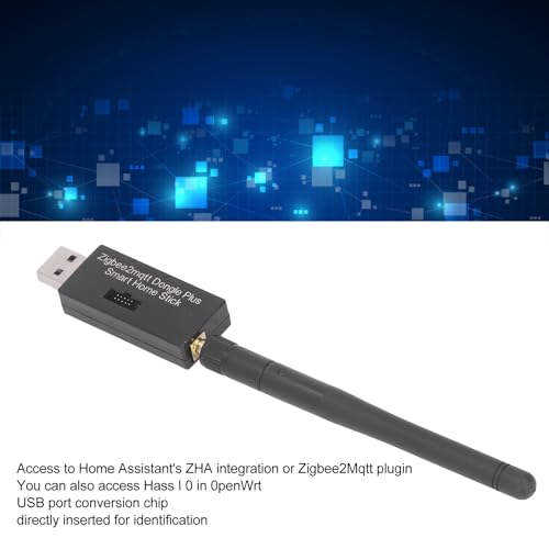CC2652P Zigbee Dongle OpenWrt adaptador USB con antena estable de alta ganancia 5dBi 3