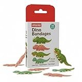 Kids Cute Dino Bandages – Fun Dinosaur Adhesive Bandages for Children, Waterproof & Hypoallergenic...