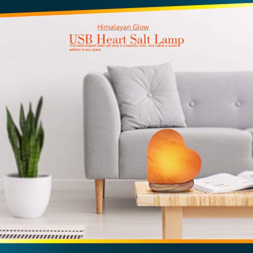 Himalayan Glow 944Ac-1 Multicolor, Pink Night Light, Hand Crafted Need Wooden Base, Usb Plug & Adapter, Salt Lamp Bulb, 4-5 Lbs, Choice #TOP5