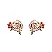 Produktbild JmDick'Stud earring Winter-Monet-Garten-Serie Pink Red Fruit 925 Sterling Silber Ohrstecker