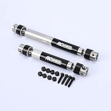 RCAWD TRX4M Driveshafts Upgrades, Front and Rear Center Axleshafts for TRAXXAS 1/18 Defender & for Bronco, Parts #9755#97054-1#97074-1 Black