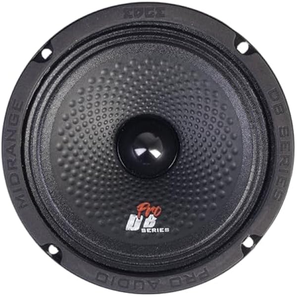 EDGE EDBPRO6-E3 głośnik samochodowy o wysokiej mocy zapewnia wyjątkowo głośny dźwięk 300 W Max 150 W RMS 6,5-calowy głośnik w stylu Pro Audio do samochodu ciężarowego