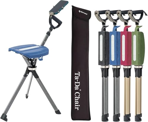 STEP2GOLD Ta-Da Chair Series 2 PRO, Portable Walking Stick, Cane with Seat, Foldable Chair, Hiking...