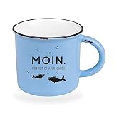 ✔ Atemporal: bonita taza de café, té, cacao, cappuccino de cerámica con texto en relieve profundo en aspecto vintage