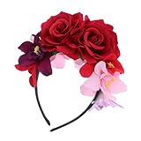 Photo Gallery popetpop cerchietto halloween rosea con fiori artificiali per dei morti accessorio costume e versatile per Photo Gallery popetpop cerchietto halloween rosea con fiori artificiali per dei morti accessorio costume e versatile per
