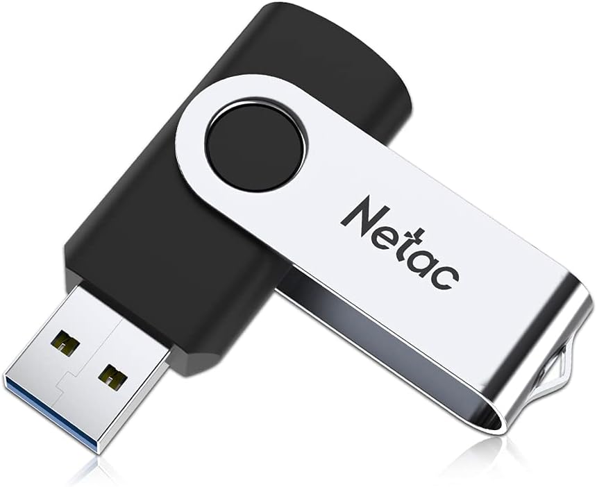 Netac 512GB Flash Drive USB 3.0 Thumb Drive Jump Drive USB Memory Stick Speed up to 90MB/s, Flash Drive with Rotated Design