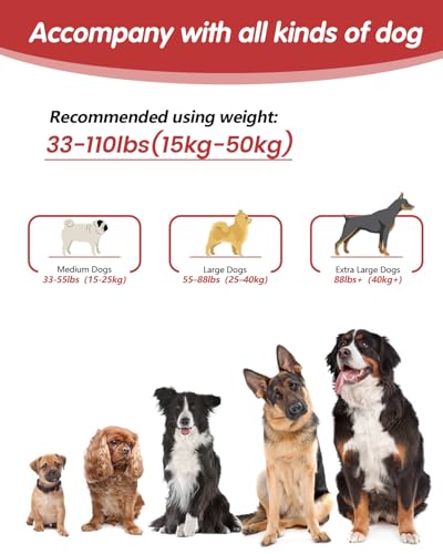 image for WANFIRE Hands Free Dog Leash, Crossbody Dog Leash, 5.3-7.8Ft Waist Bel