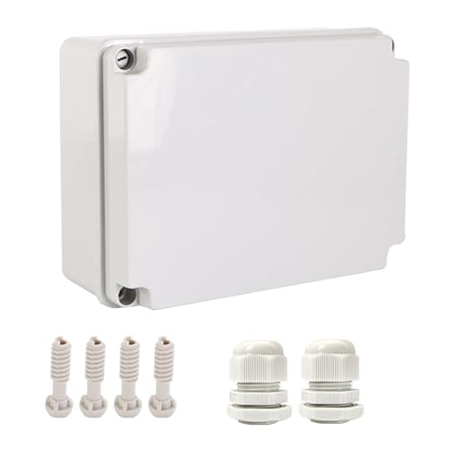 VangoShell Junction Box Waterproof Universal Fit Protection Rating IP65 Electrical Cable Connection Outdoor Use 11.81"x8.66"x4.72" (300x220x120mm) Grey