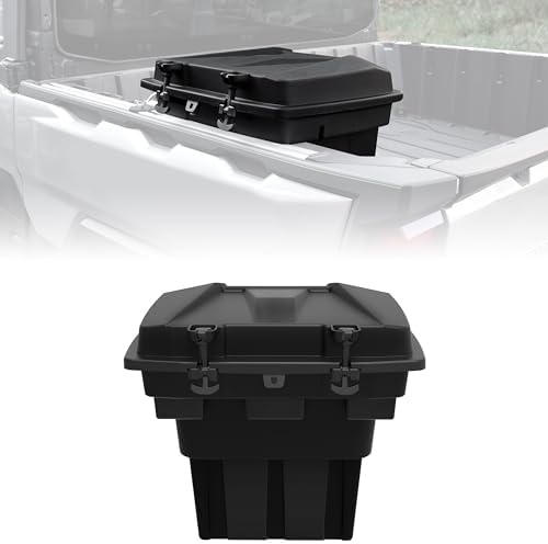 SAUTVS Rear Cargo Box for Polaris Ranger XD 1500 / Crew 2024-2026...