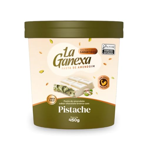 Combo Pasta de Amendoim Pistache e Caramelo Flor de Sal 450g La Ganexa