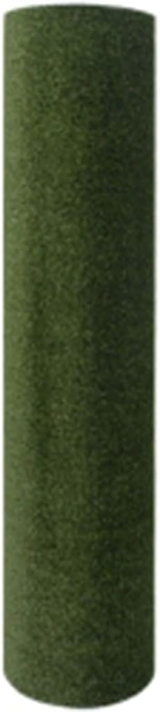 vidaXL Artificial Grass, Artificial Turf for Outdoor, Artificial Grass Carpet for Lawn Garden, Fake Grass, 0.3"/0.4" 3.3'x49.2' Green