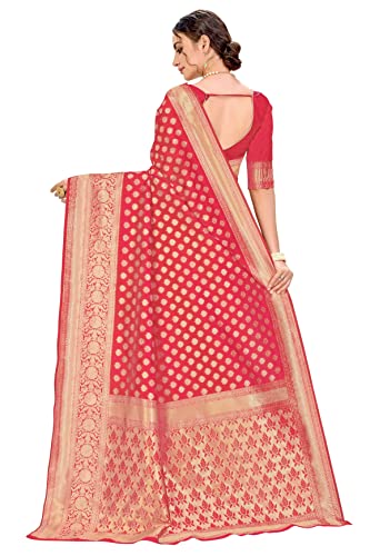 Glory Sarees Women's Kanchipuram Art Silk Saree With Blouse Piece