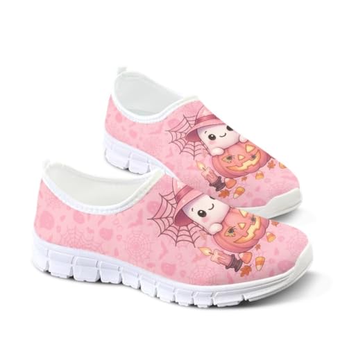 Image of Floral Sneakers for Women Colorful Art Shoes for Women Slip On Casual Work Shoes