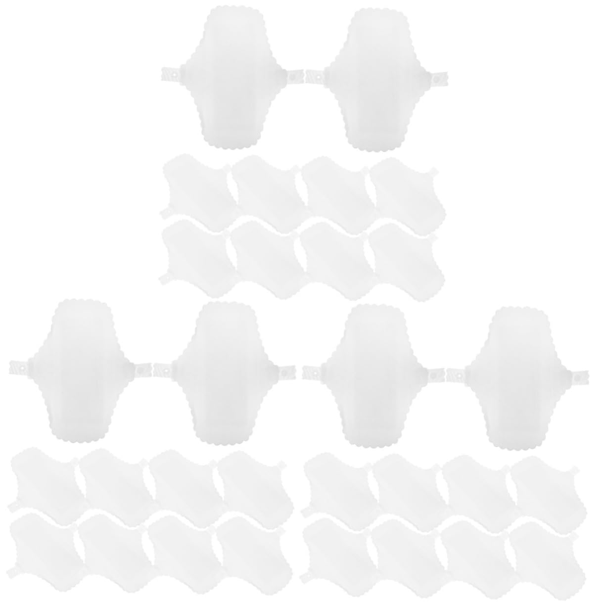 3er-set S-pads Auslaufsichere Menstruationspads Aus Baumwolle Wiederverwendbar Waschbar Für Den Täglichen Gebrauch Im Freien Und Beim Sport 10 Stück X 3