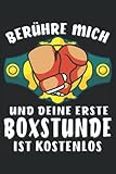 BERÜHRE MICH UND DEINE ERSTE BOXSTUNDE IST KOSTENLOS: Terminplaner für 2023. Geeignet als Kalender, Notizbuch und Tagebuch mit 120 Seiten.