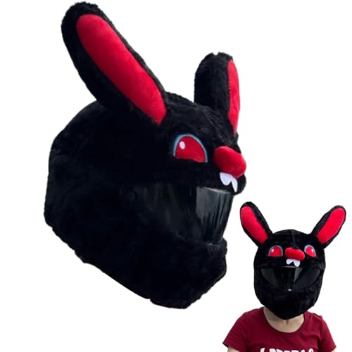 Funda para casco de moto con diseño de animal de peluche 5