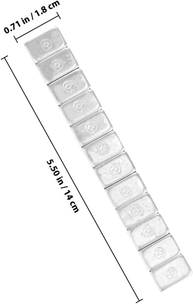 10g Adhesive Wheel Balance Weights Strips Tire Balancing Weights for Cars Trucks Motorcycles Easy to Use Secure Attachment Compatibility