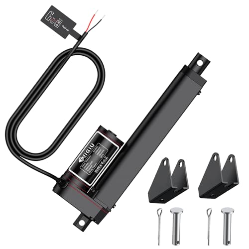 Vérin électrique 12V 1500N JiGiU pour bloquer et lever les charges