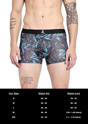 Image of 5Mayi Mayi Men's Stylish Printed Boxer Shorts - Pack of 5 | Stretchable, Breathable, and Ultra-Soft Innerwear for Everyday Comfort White (in, Numeric, 85, Regular, 2, Multi)
