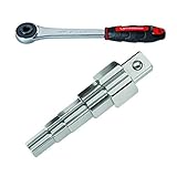 sanitär werkzeug rothenberger Kombi-Schlüssel ermöglicht Ein- und Ausbau von Heizkörperventilnippeln, Rücklaufverschraubungen und kurzen Hahnverlängerungen