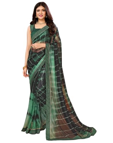 Sari avec chemisier non cousu Kulia robe ethnique indien pour femme
