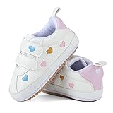 MK MATT KEELY Baby Boys Girls First Walking Shoes Toddler Infant Soft PU Leather Trainers with Anti-Slip Sole,Multicolor,12-18 Months - Image 5