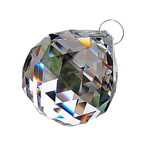Cristal Multifacetado Feng Shui Para Pendurar 40mm Asfour Tamanho do Cordão:27cm
