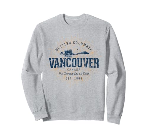 Retro Canadá Vancouver Vintage Sudadera