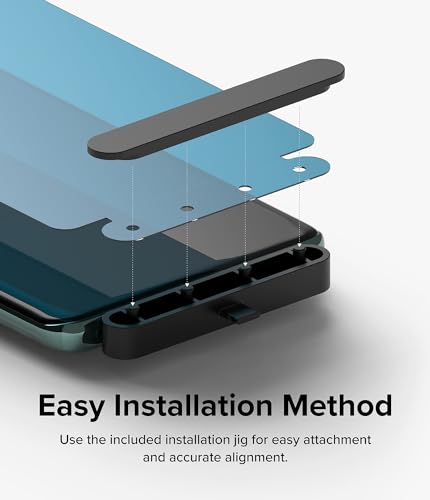 Ringke Dual Easy Film [4-Layer Protection] Compatible with OnePlus 12 Screen Protector, Self Healing Repair Coating Full Coverage Screen Protector with Installation Tool - 2 Pack - Thumbnail 4