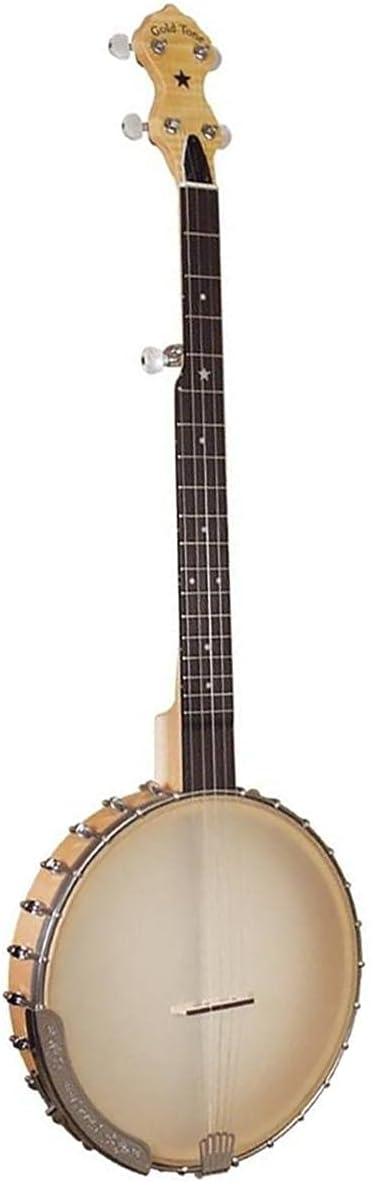 Gold Tone CC-Carlin12: Cripple Creek Bob Carlin Banjo with Gig Bag - 12 Inch Pot w/Scoop Clawhammer Banjo