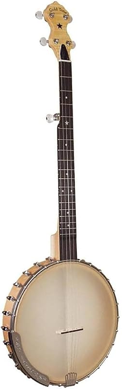 Gold Tone CC-Carlin12: Cripple Creek Bob Carlin Banjo with Gig Bag - 12 Inch Pot w/Scoop Clawhammer Banjo