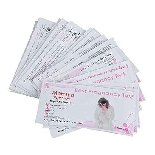 Tira de teste de gravidez, 20 pçs/saco Tira de teste de gravidez precoce LH Kit de teste de urina de exibição rápida para mulheres(Rosa Branco)