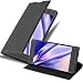 Produktbild Cadorabo Hülle für Sony Xperia XA1 - Hülle in Nacht SCHWARZ  Handyhülle mit Magnetverschluss, Standfunktion und Kartenfach - Case Cover Schutzhülle Etui Tasche Book Klapp Style