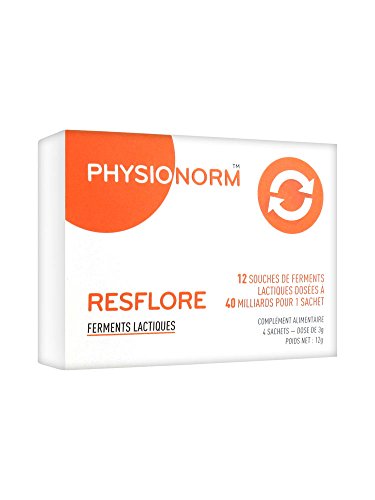Physionorm Resflore ferments lactiques 4 sachets Cover